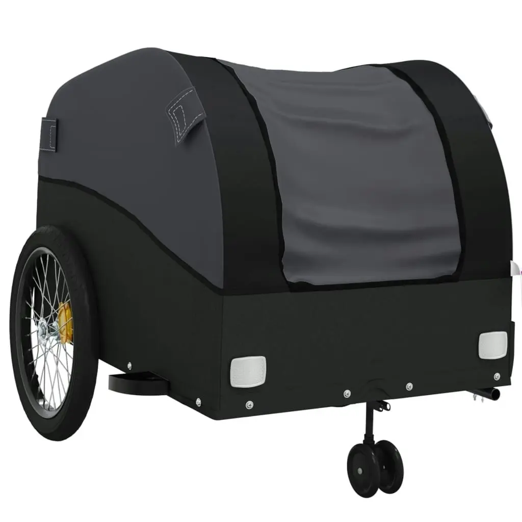 Bike Trailer Black 45 kg Iron 94150