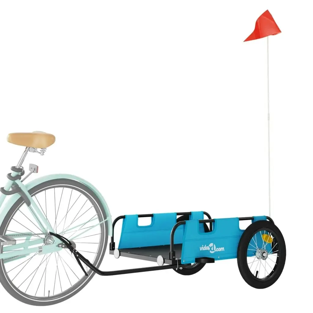 Bike Trailer Blue Oxford Fabric and Iron 94170