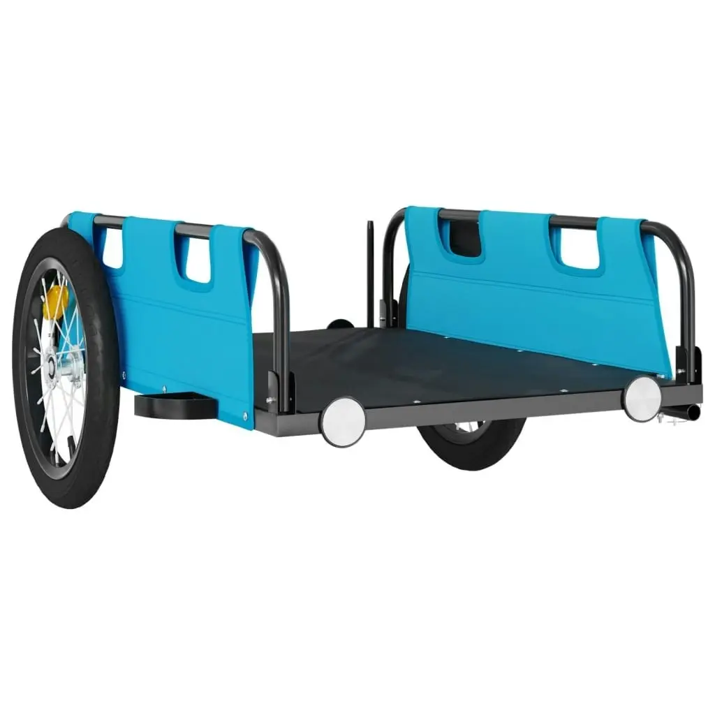 Bike Trailer Blue Oxford Fabric and Iron 94170