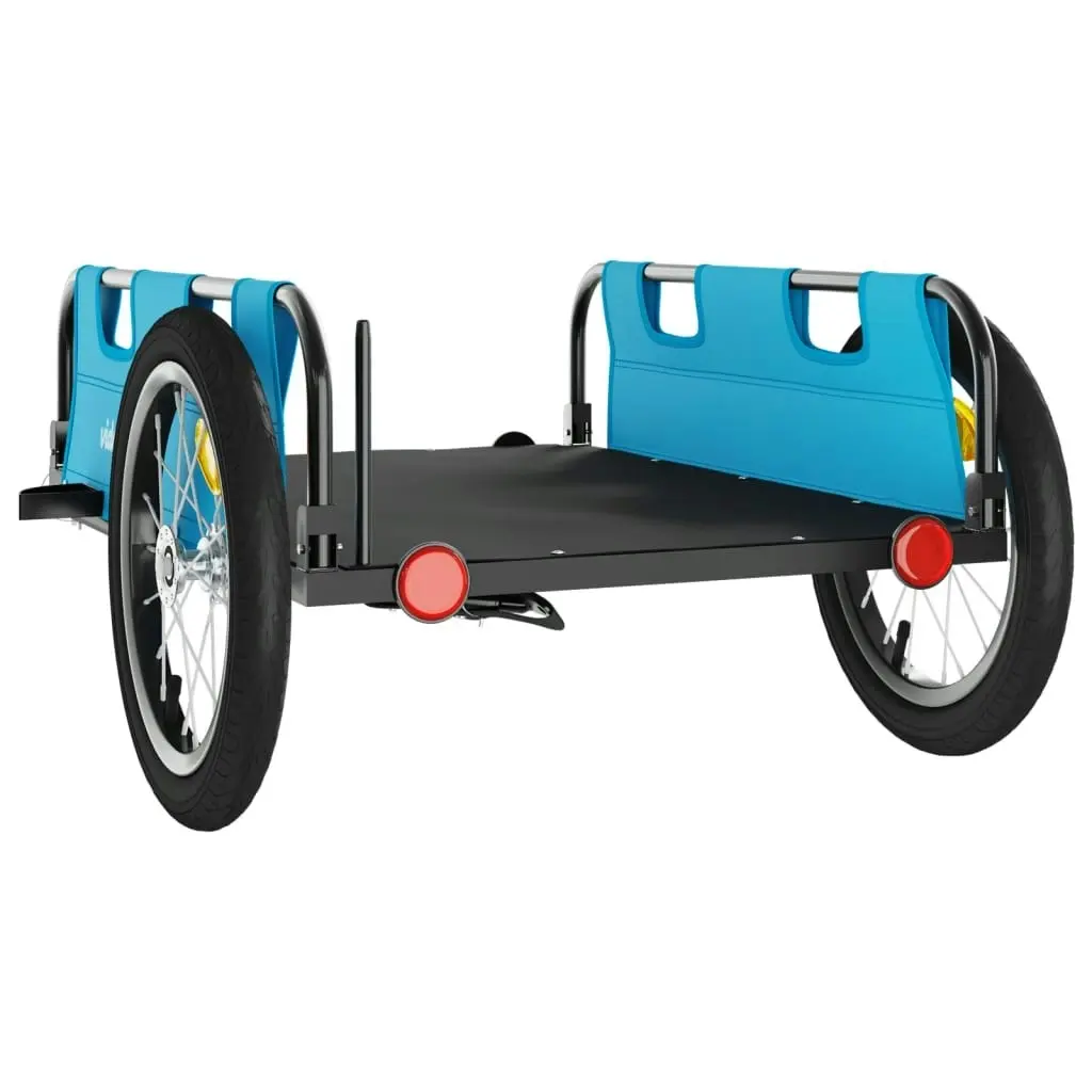 Bike Trailer Blue Oxford Fabric and Iron 94170