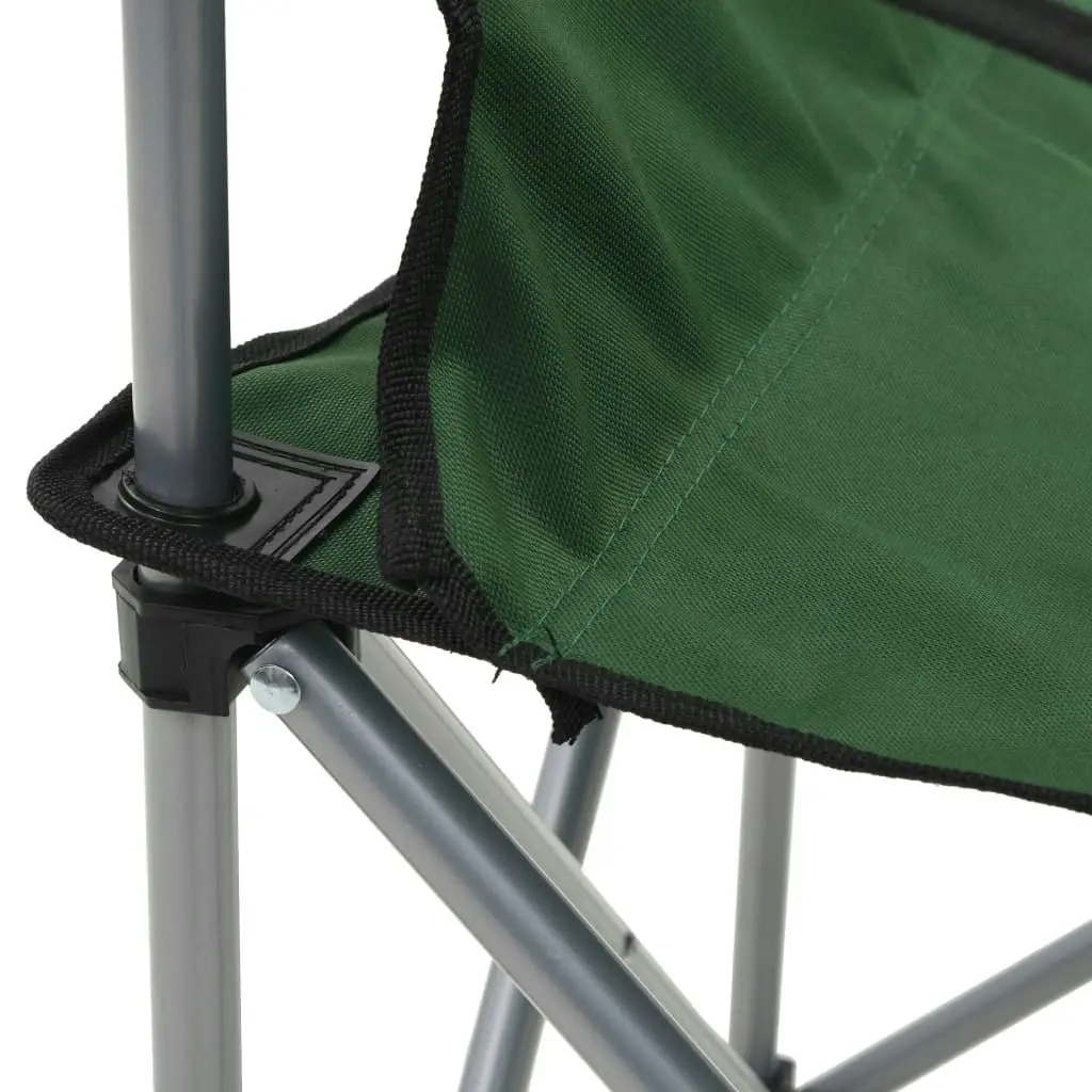 Camping Table and Chair Set 3 Pieces Green 44385