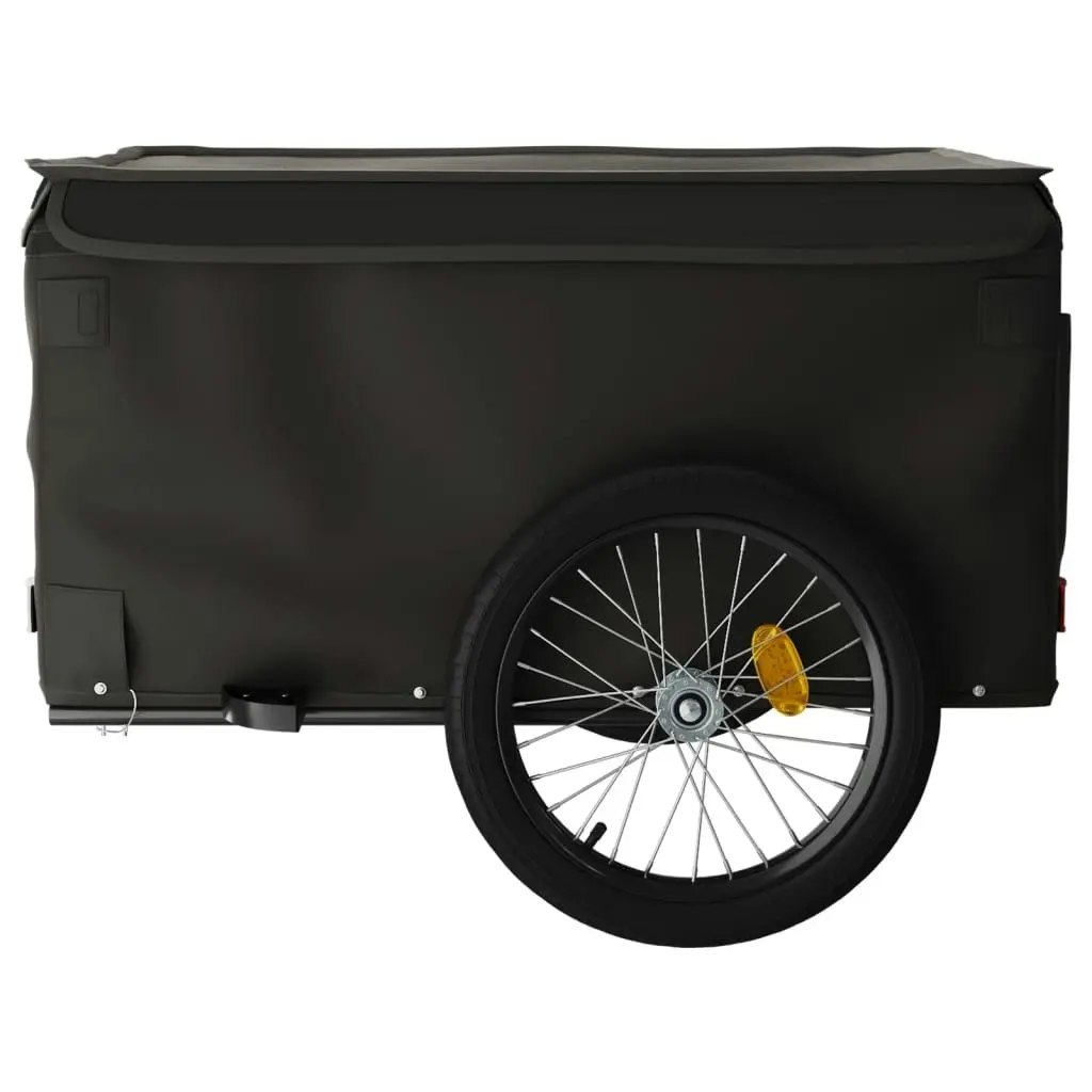 Bike Trailer Black 45 kg Iron 94094