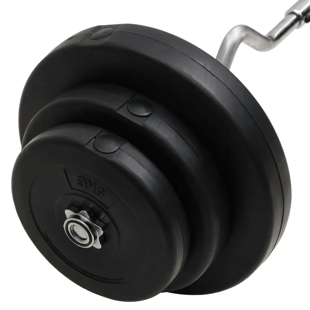 Curl Barbell with Plates 60 kg 3145019