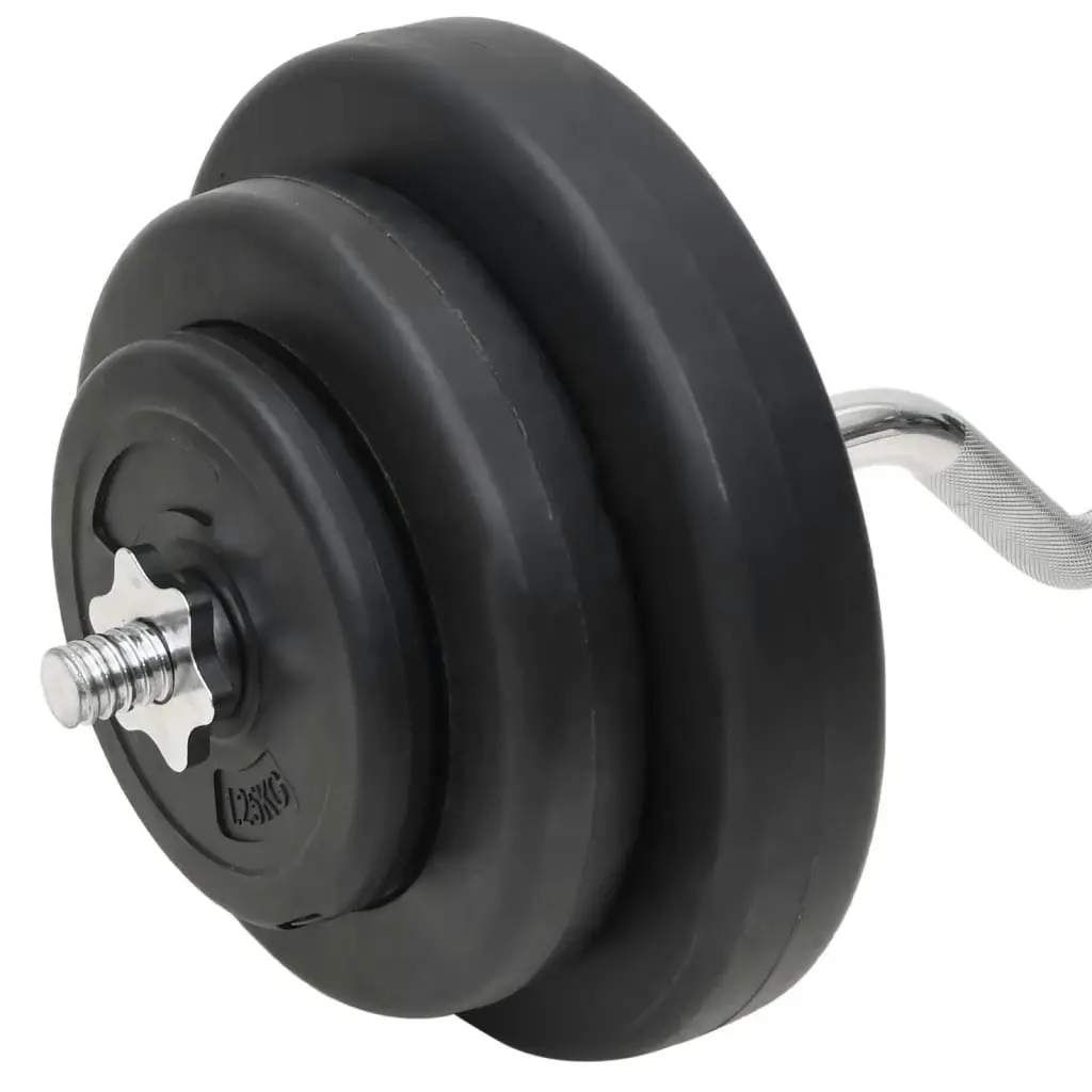 Curl Barbell and Dumbbell with Plates 60 kg 3145026