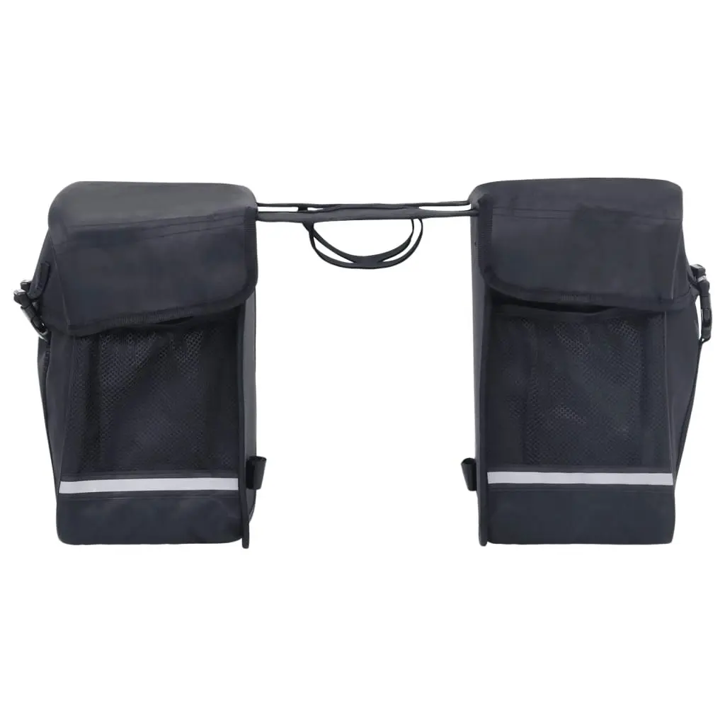 Double Bicycle Bag for Pannier Rack Waterproof 35 L Black 93250