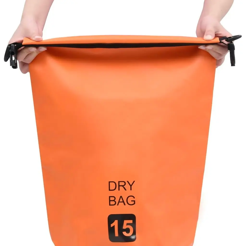 Dry Bag Orange 15 L PVC 92789