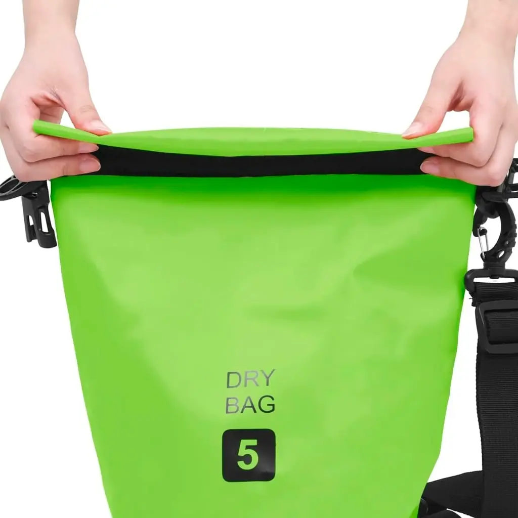 Dry Bag Green 5 L PVC 92779