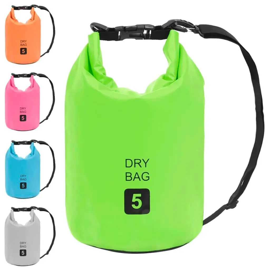 Dry Bag Green 5 L PVC 92779