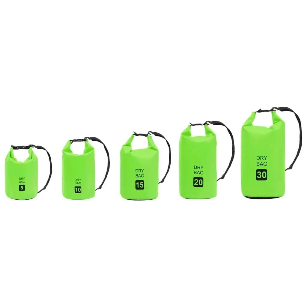 Dry Bag Green 5 L PVC 92779