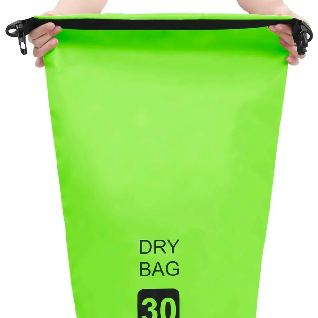 Dry Bag Green 30 L PVC 92783