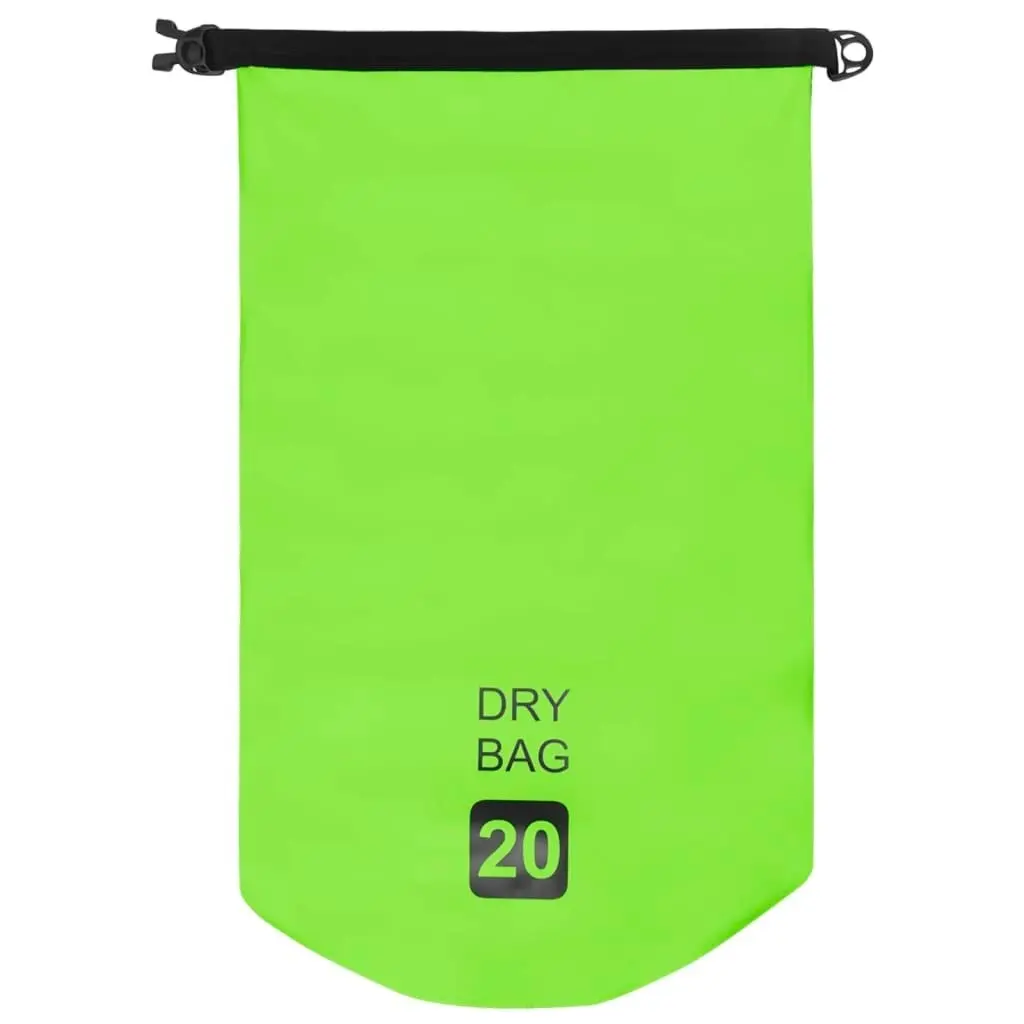 Dry Bag Green 20 L PVC 92782