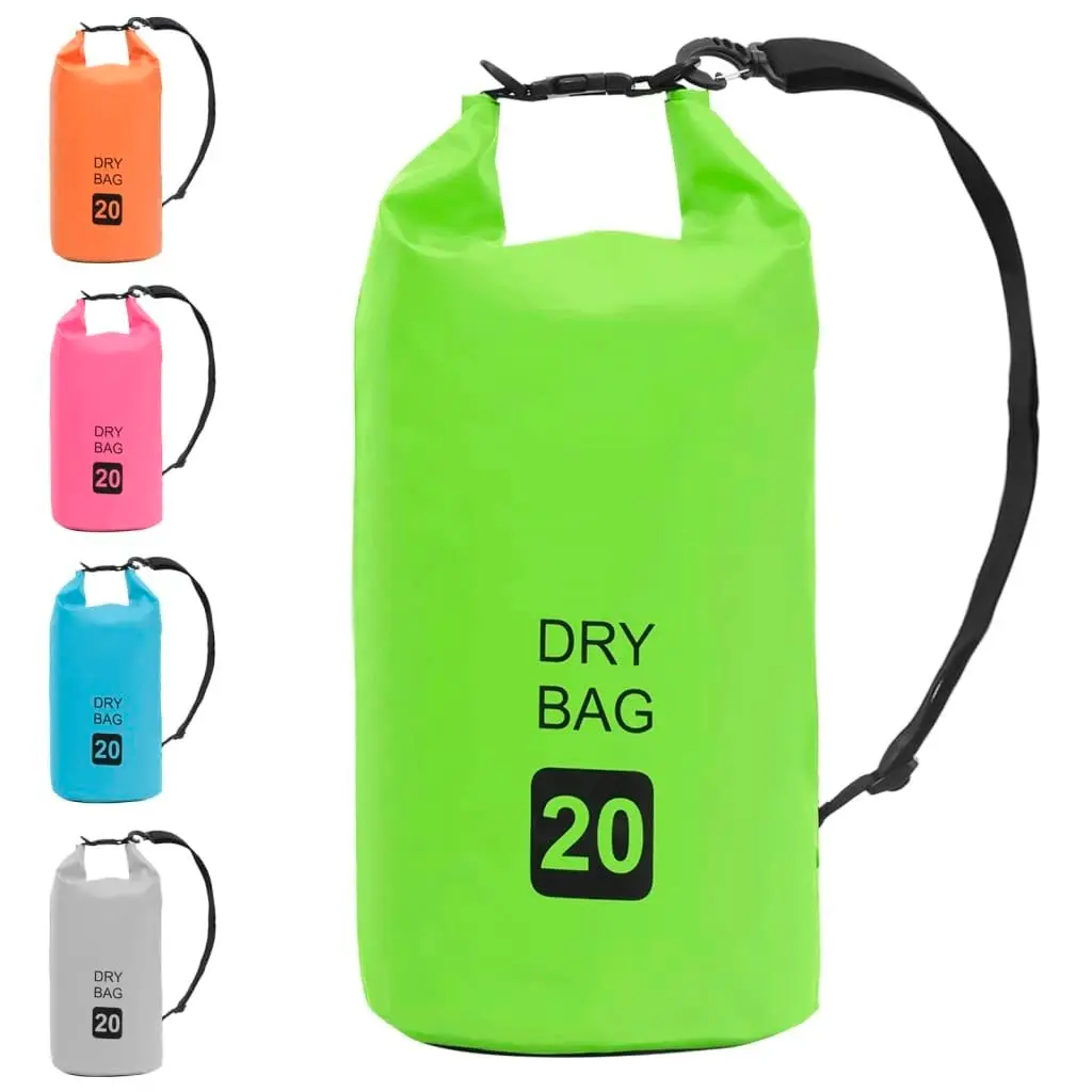 Dry Bag Green 20 L PVC 92782