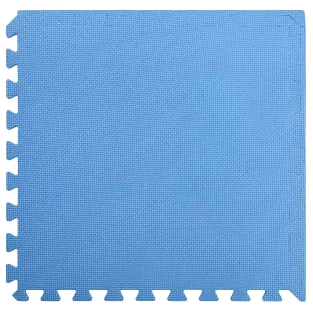 Floor Mats 24 pcs 8.64 mÂ² EVA Foam Blue 92466