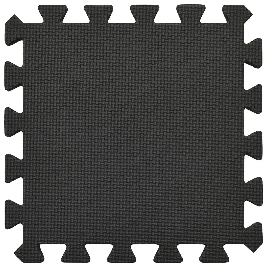 Floor Mats 54 pcs 4.86 mÂ² EVA Foam Black 92457