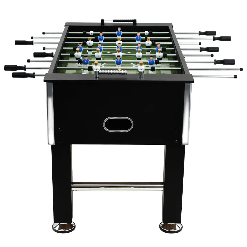 Football Table Steel 60 kg 140x74.5x87.5 cm Black 91438