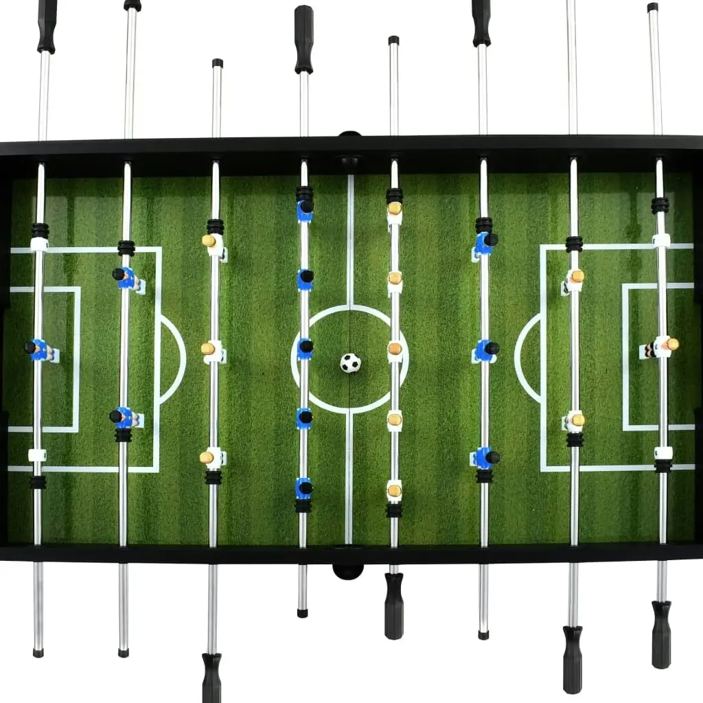 Football Table Steel 60 kg 140x74.5x87.5 cm Black 91438