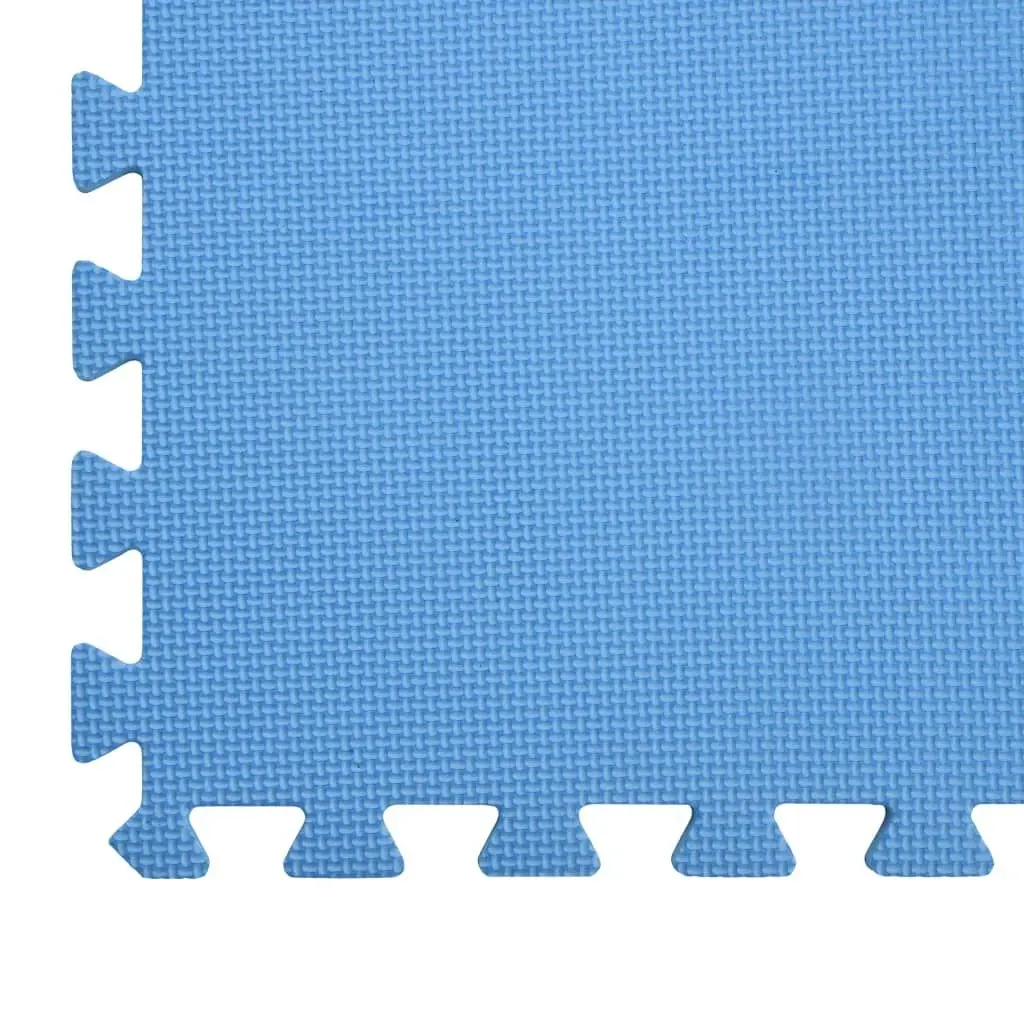 Floor Mats 6 pcs 2.16 mÂ² EVA Foam Blue 92464