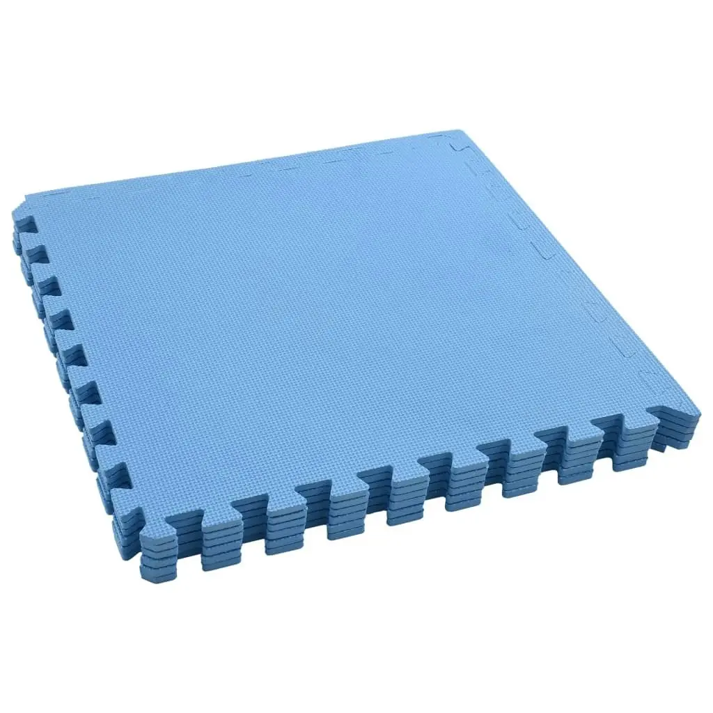 Floor Mats 6 pcs 2.16 mÂ² EVA Foam Blue 92464