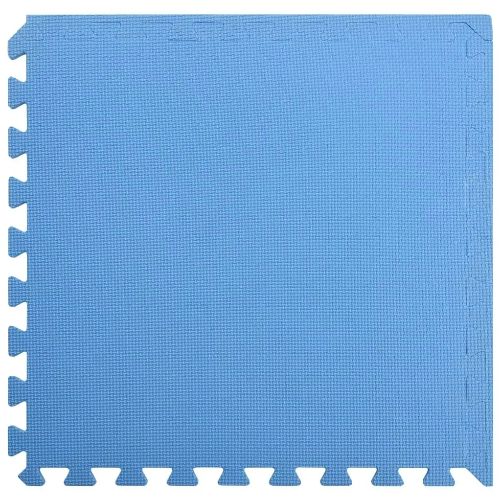 Floor Mats 6 pcs 2.16 mÂ² EVA Foam Blue 92464