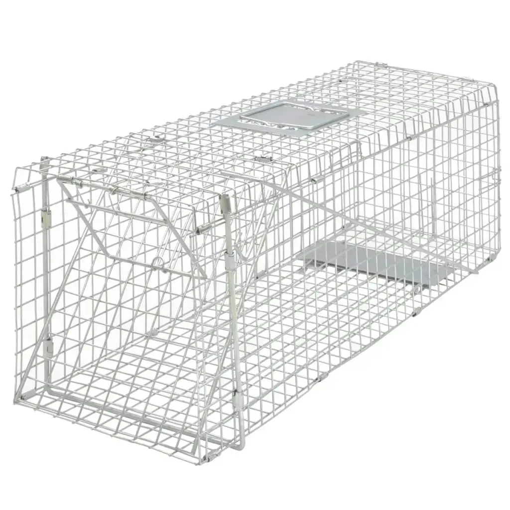 Galvanised Live Trap 80 cm 170237