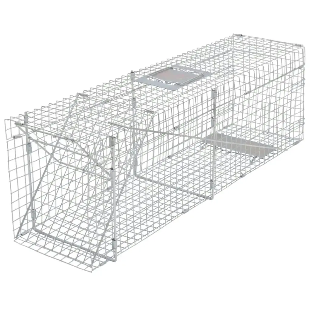 Galvanised Live Trap 100 cm 170238