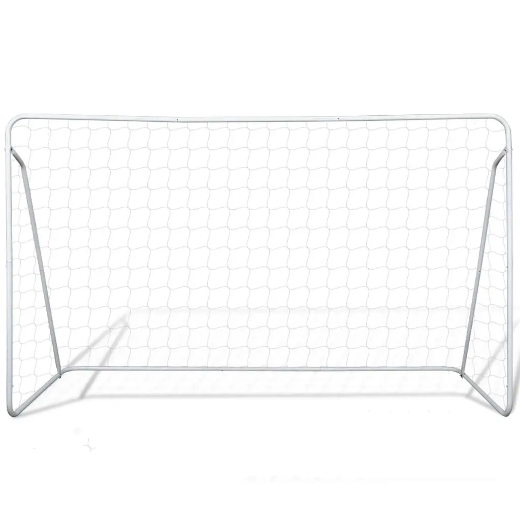 Football Goal Nets Steel 2 pcs 240x90x150 cm 276045