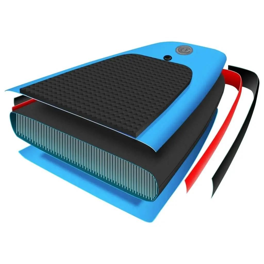 Inflatable Stand Up Paddleboard Set 320x76x15 cm Blue 92738