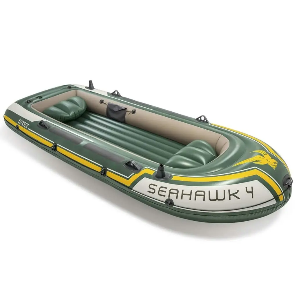 Intex Seahawk 4 Set Inflatable Boat with Oars and Pump 68351NP 3202725