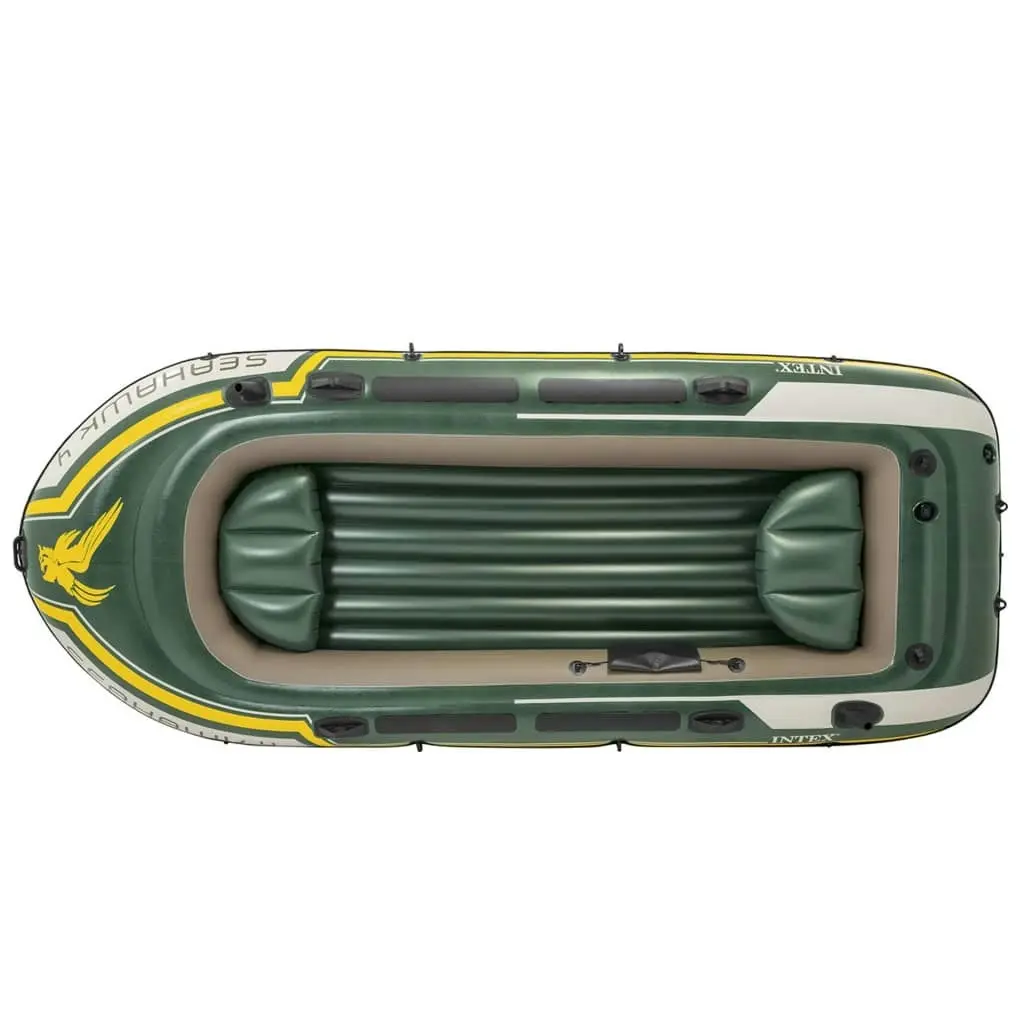 Intex Seahawk 4 Set Inflatable Boat with Oars and Pump 68351NP 3202725