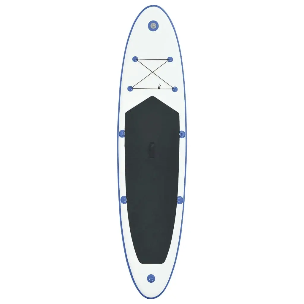 Inflatable Stand Up Paddleboard Set Blue and White 91582