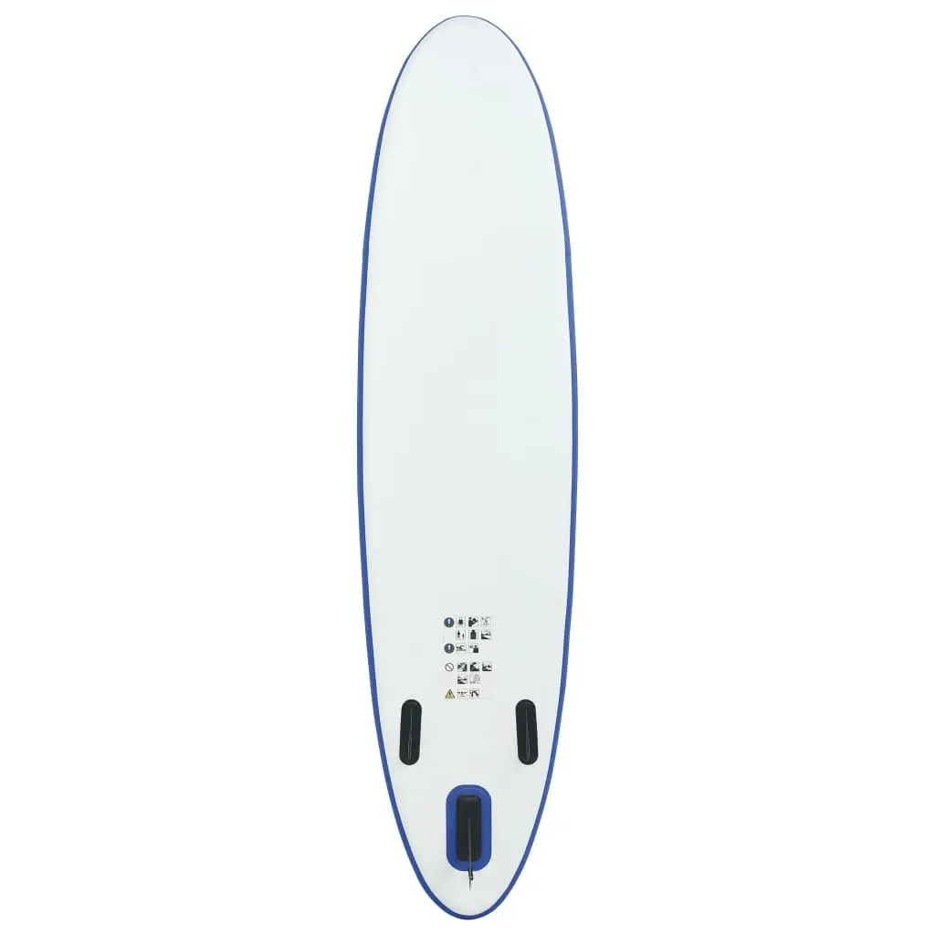 Inflatable Stand Up Paddleboard Set Blue and White 91582