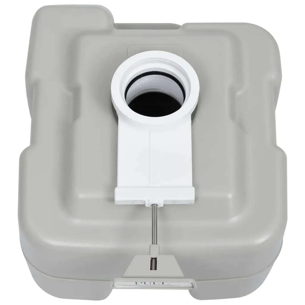 Portable Camping Toilet Grey 20+10 L 30137