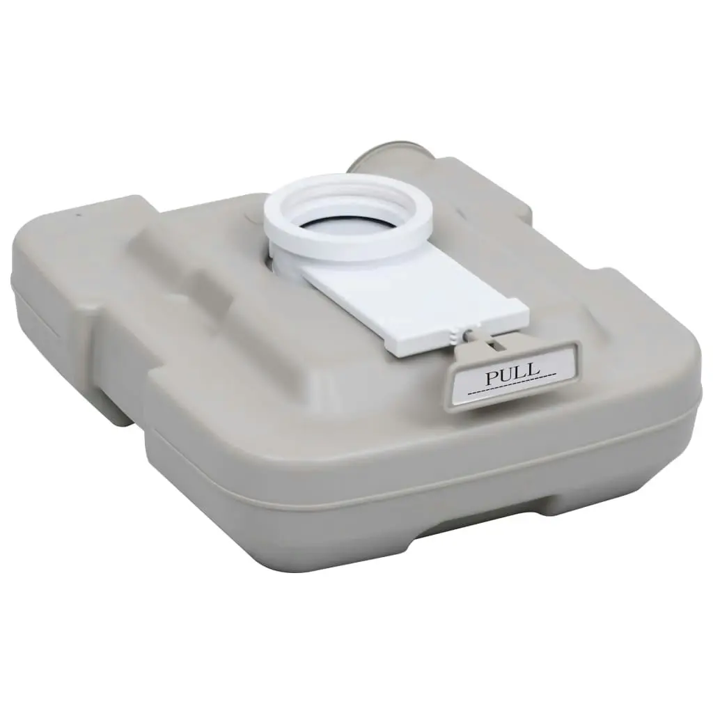 Portable Camping Toilet with Tent 10+10 L 3081889