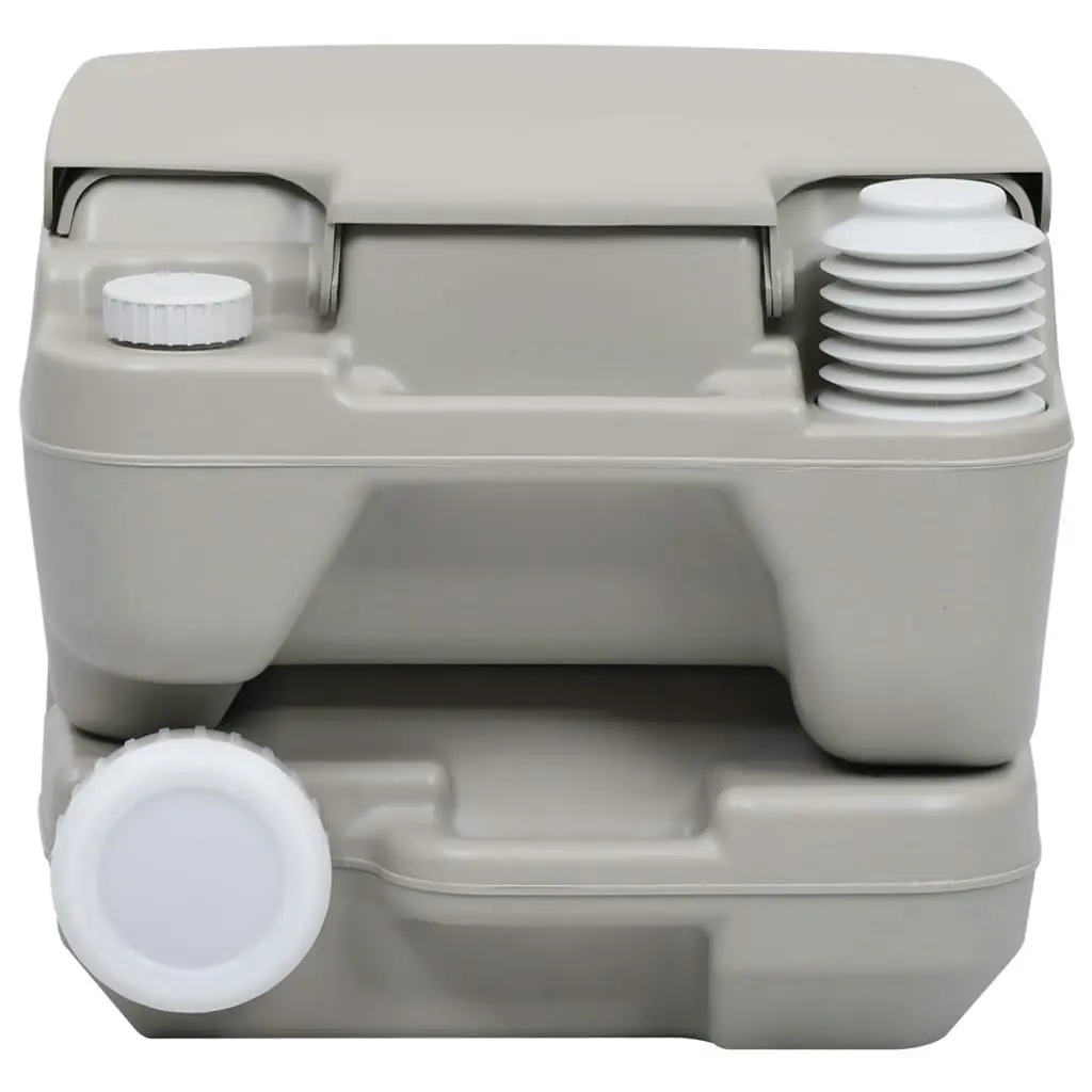 Portable Camping Toilet with Tent 10+10 L 3081892