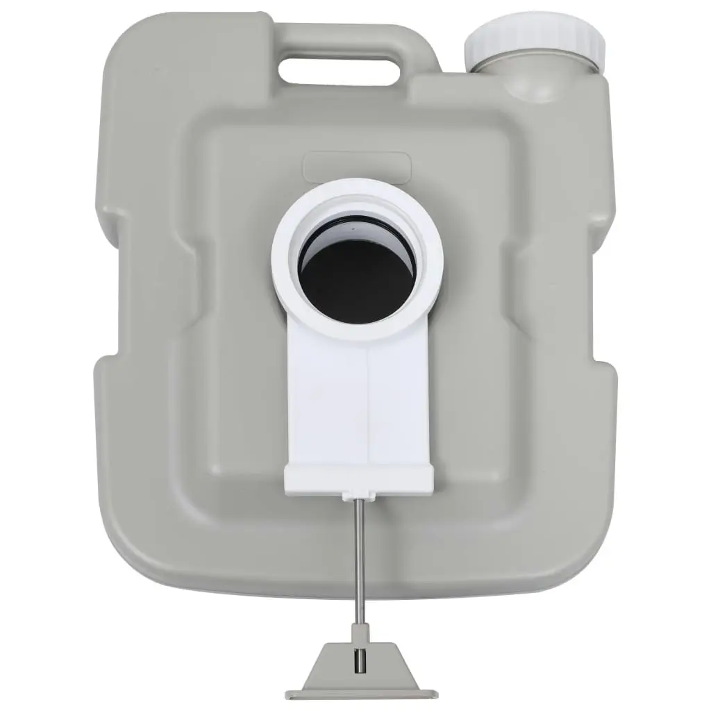 Portable Camping Toilet with Tent 10+10 L 3081891