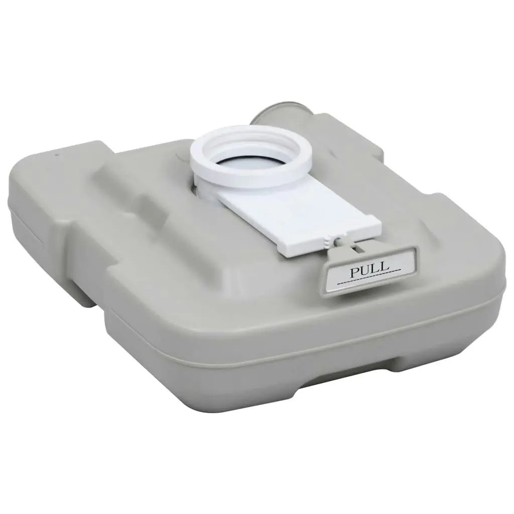 Portable Camping Toilet with Tent 10+10 L 3081891