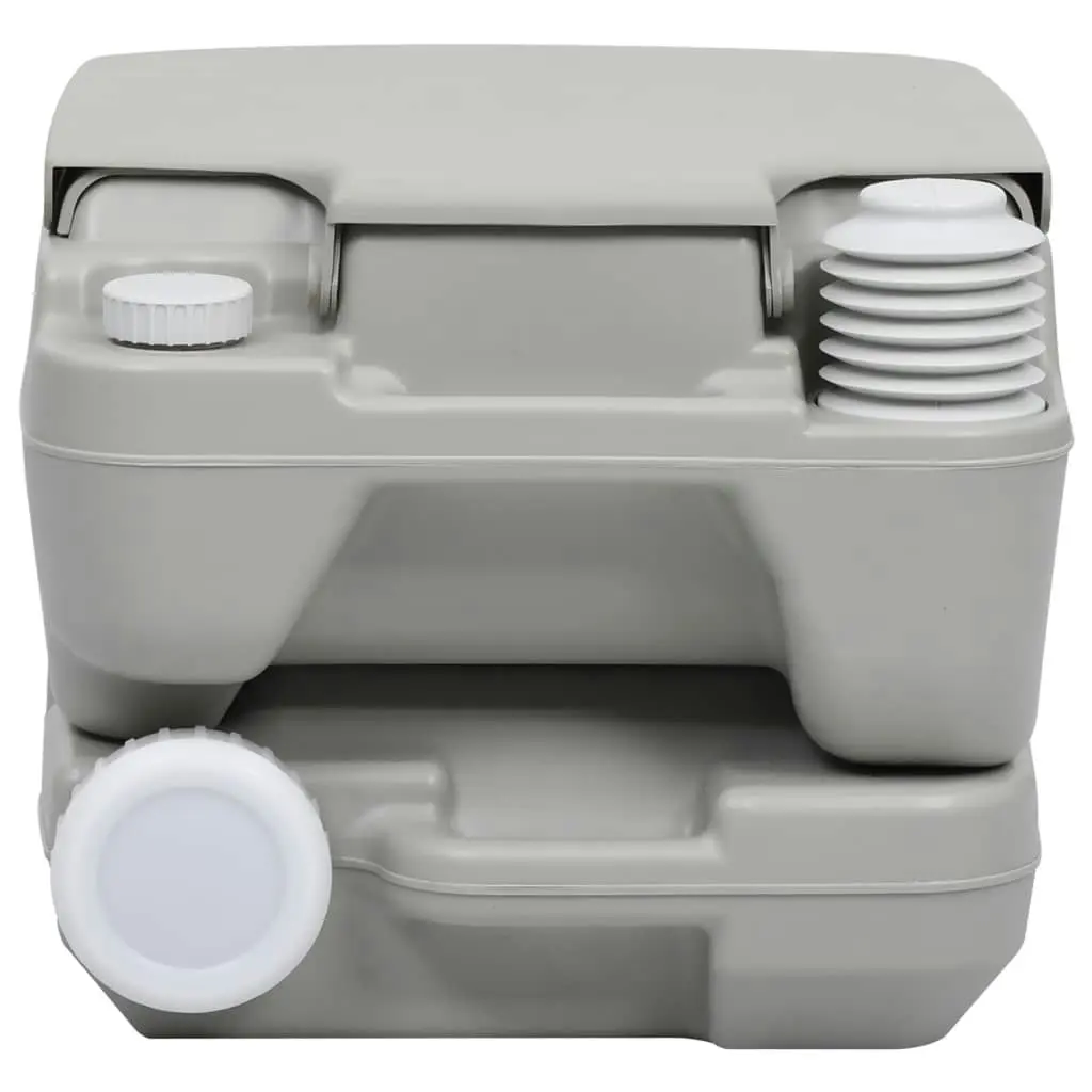 Portable Camping Toilet Grey 10+10 L 30136