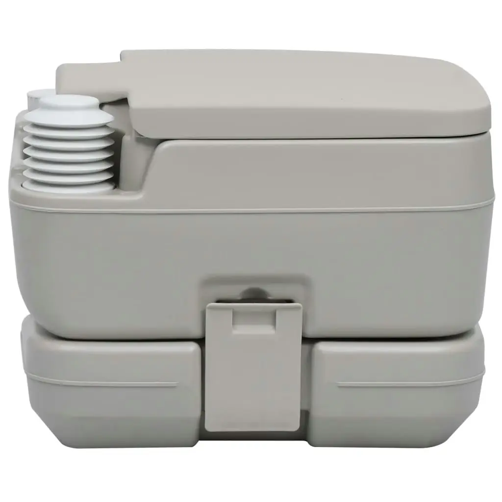 Portable Camping Toilet Grey 10+10 L 30136