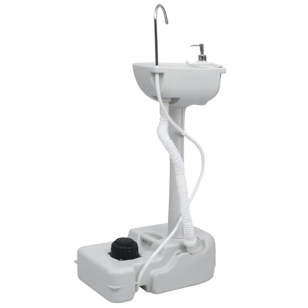 Portable Camping Handwash Stand with Tent 20 L 3081895