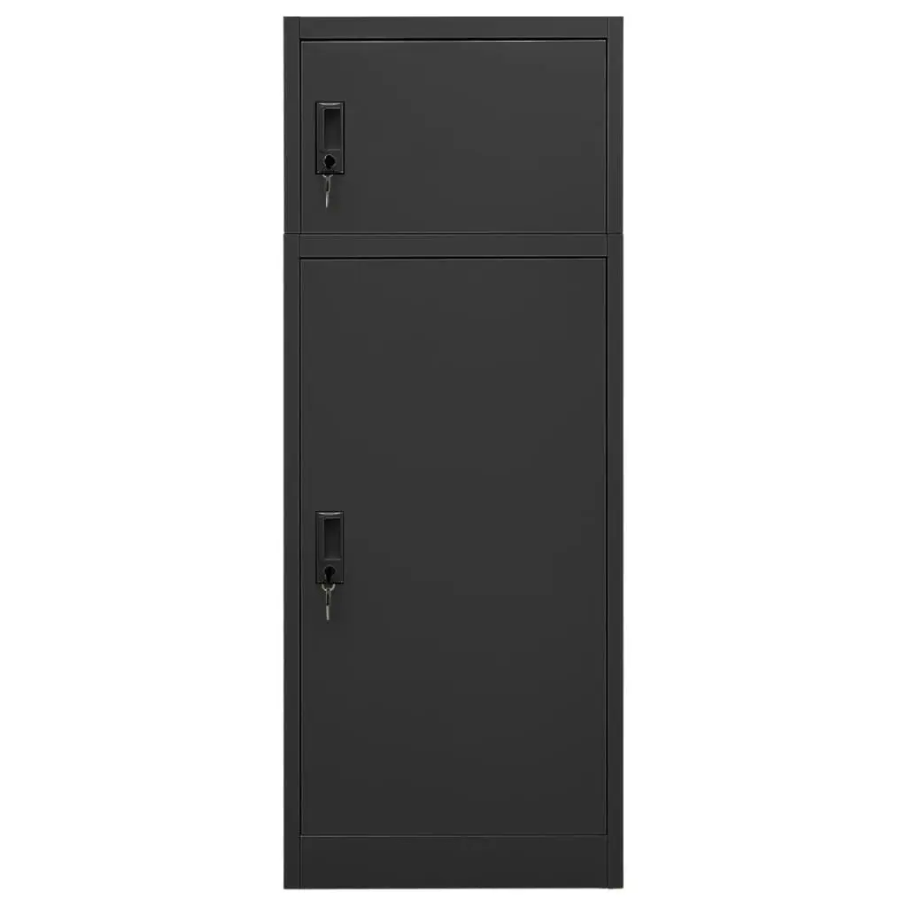 Saddle Cabinet Anthracite 53x53x140 cm Steel 339602