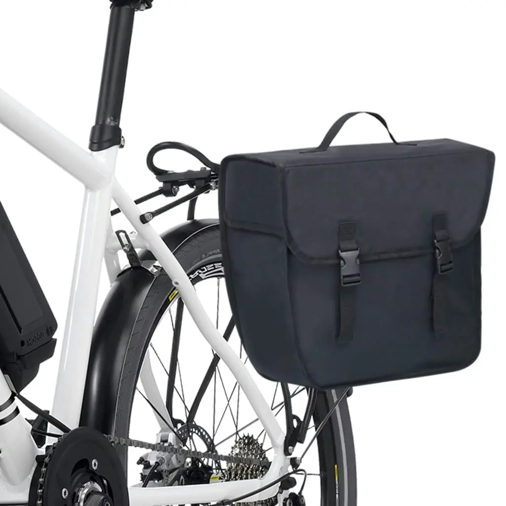 Single Bicycle Bag for Pannier Rack Waterproof 21 L Black 93253