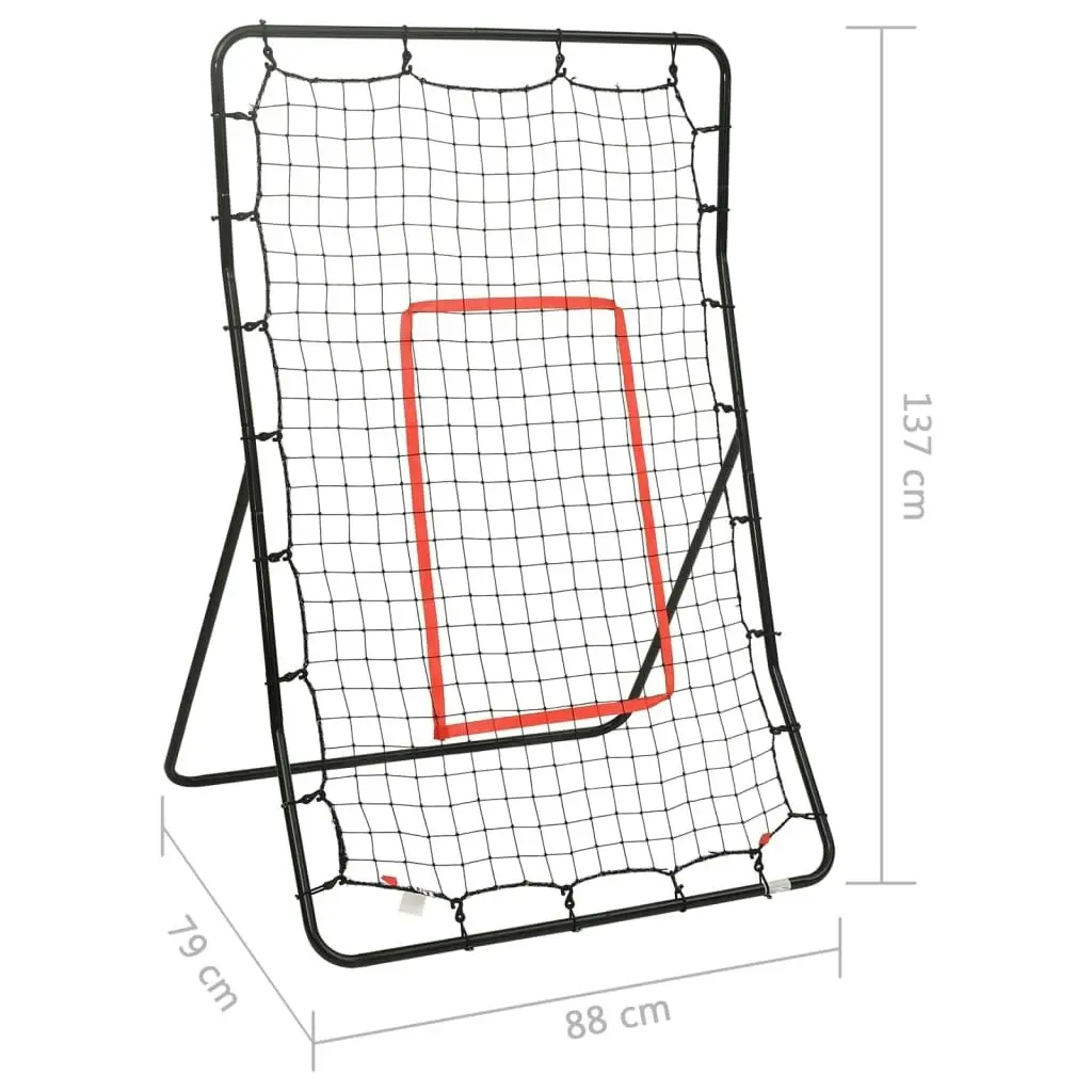 Softball Rebounder 88x79x137 cm Steel 93372