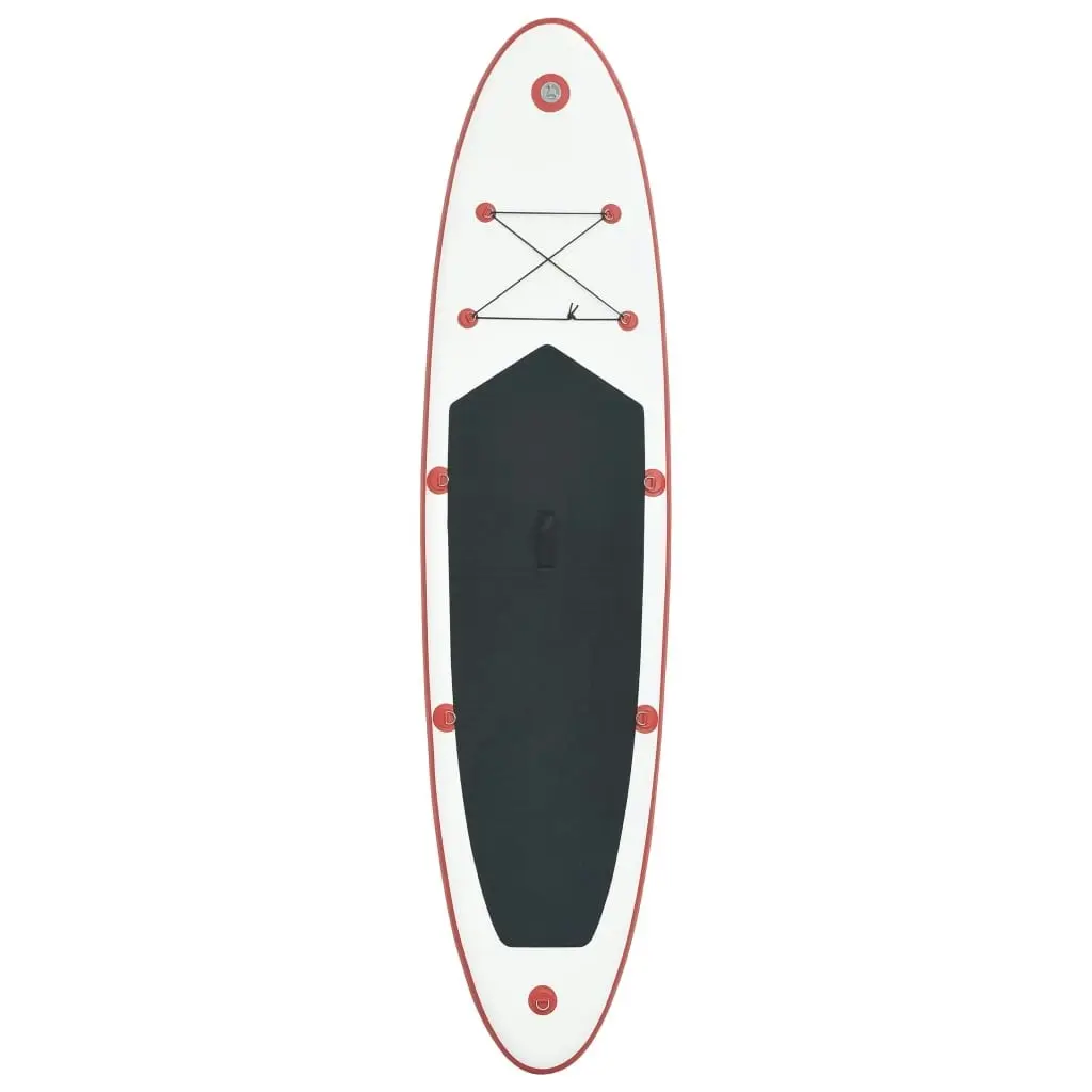 Stand Up Paddle Board Set SUP Surfboard Inflatable Red and White 92201