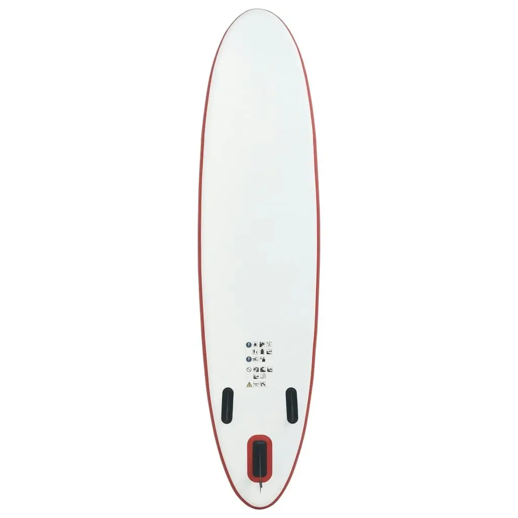 Stand Up Paddle Board Set SUP Surfboard Inflatable Red and White 92201