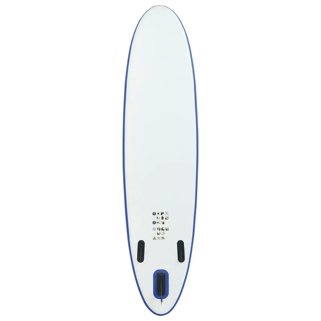 Stand Up Paddle Board Set SUP Surfboard Inflatable Blue and White 92204