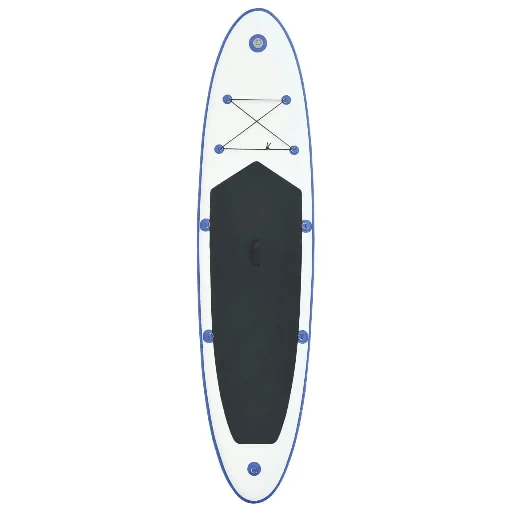 Stand Up Paddle Board Set SUP Surfboard Inflatable Blue and White 92204