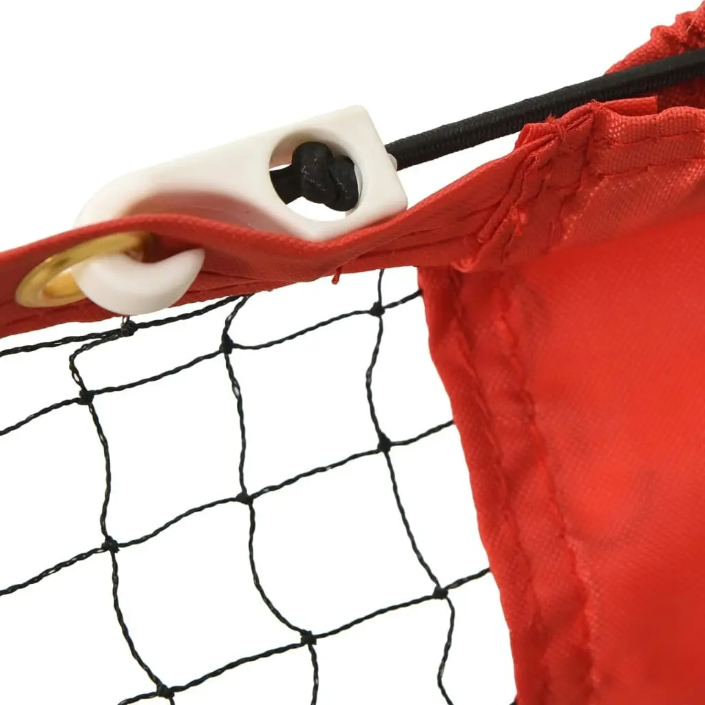 Tennis Net Black and Red 300x100x87 cm Polyester 93756