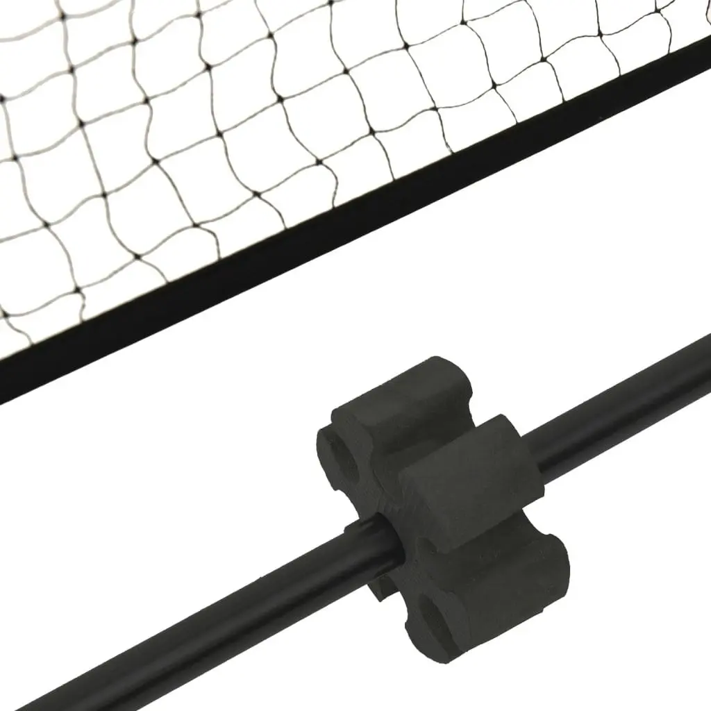 Tennis Net Black and Red 500x100x87 cm Polyester 93758