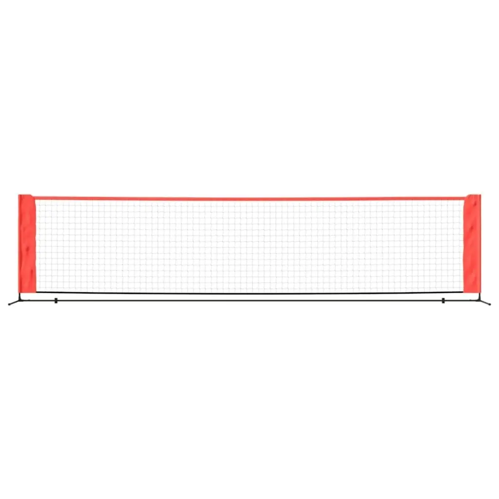 Tennis Net Black and Red 400x100x87 cm Polyester 93757