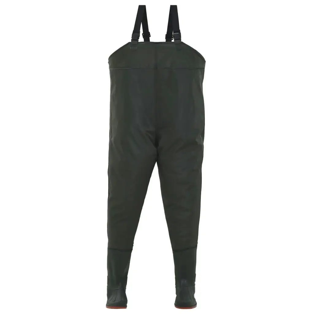 Wading Pants with Boots Green Size 45 133660